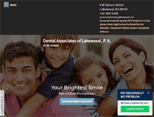 Tablet Screenshot of premiumdentistry.com